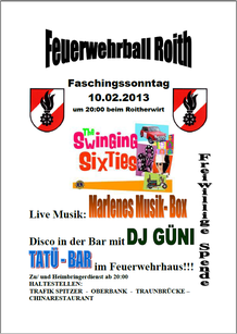 Roither Feuerwehrball 2013