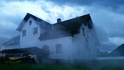 Brand landwirtschaftliches Objekt