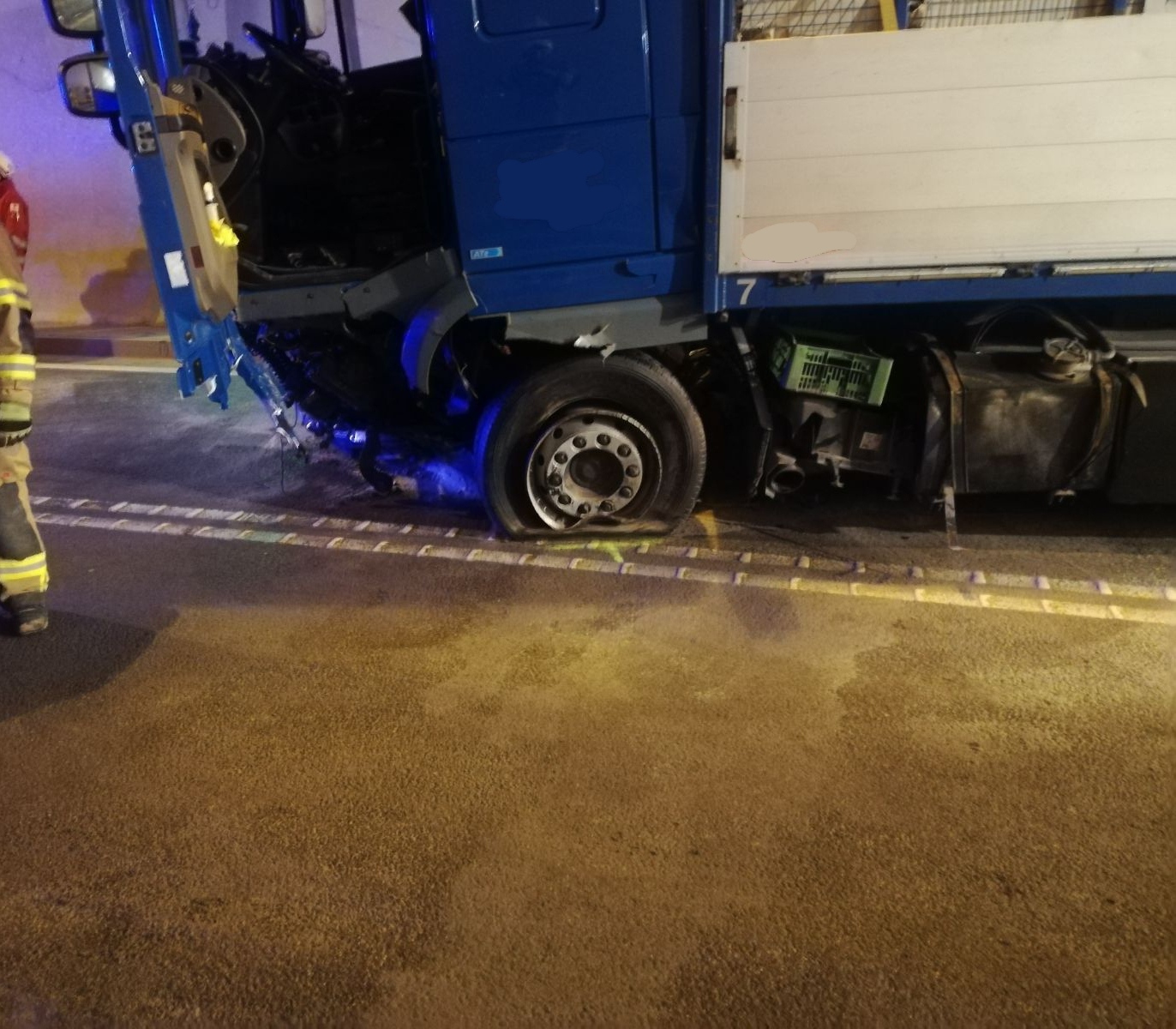 Verkehrsunfall im Bartlkreuztunnel